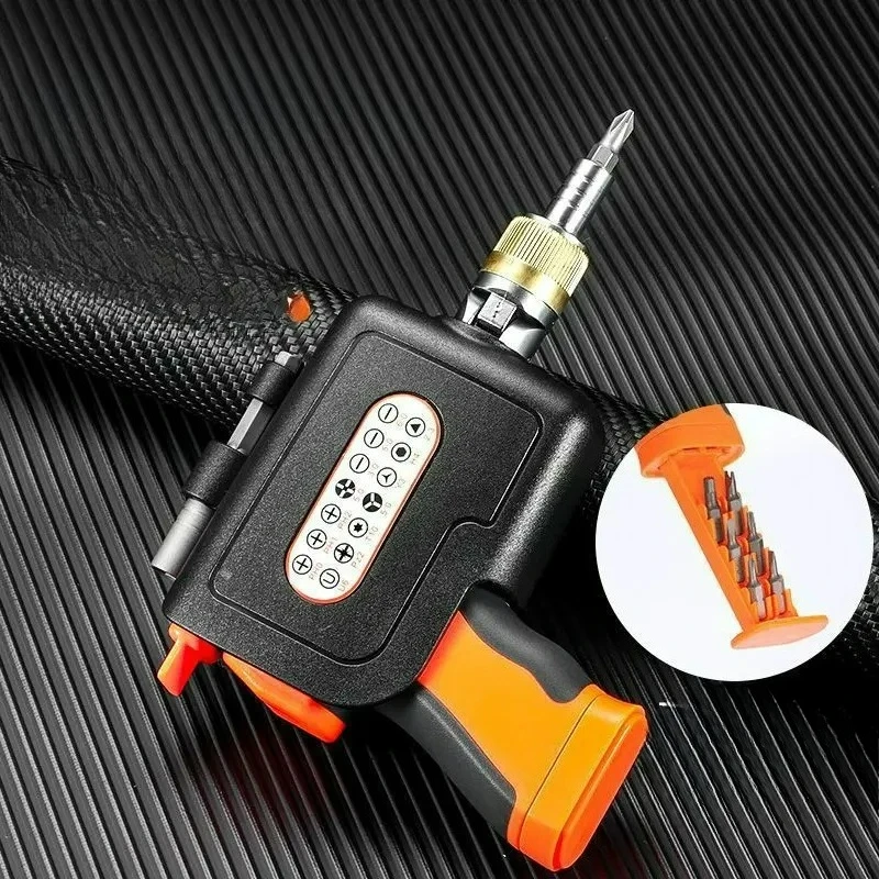 Ratchet Screwdriver Tool Set Gun-Type Multi-Functional Household Effort-Saving Screwdriver Torx Phillips