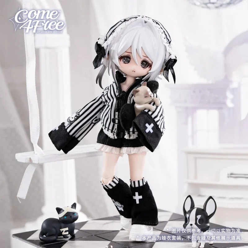 

COME4FREE 1/12 BJD Doll Clothes Daily Series Blind Box Cute Action Anime Figures Clothes Dolls Kawaii Toys