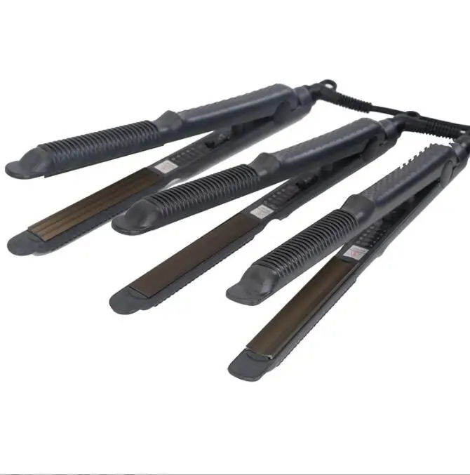 

curling iron mini hair straightener Thermostatic Fast Heat Flat Iron Curling Iron Travel Waver Plate