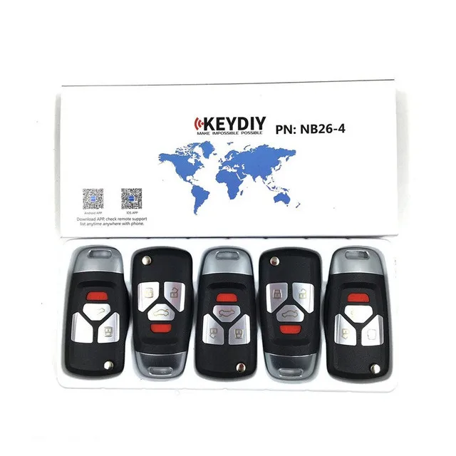 5PCS KEYDIY NB Series Universal Remote Key for KD900+ URG200 KD-X2 NB11 NB08 NB10 NB18 NB25 NB27 NB28 NB29 KD Car Remote Key