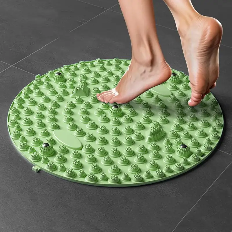 Feet Relaxing Mat Relaxation Massage Mat Foldable Massage Pad Particle Massage Tool Walk Stone High Elasticity Portable Acupoint