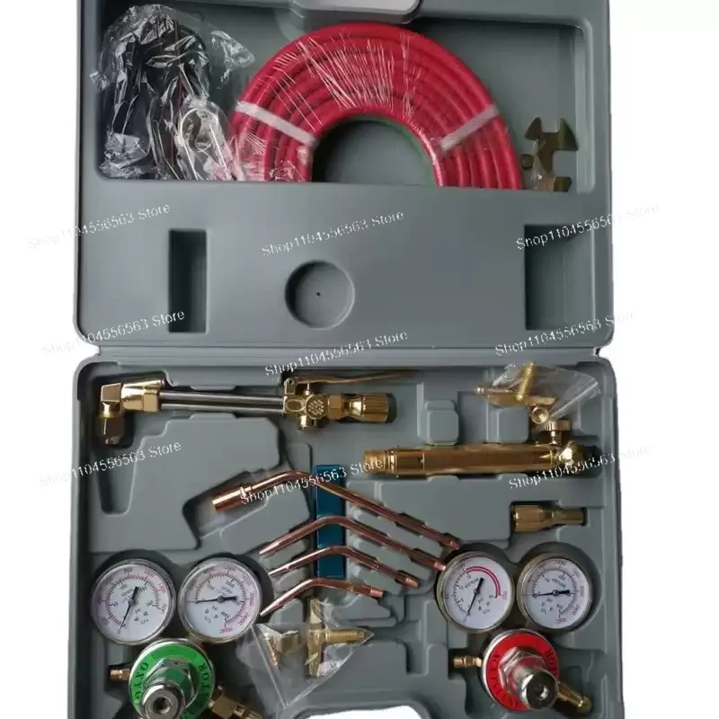 Professional Oxyacetylene Welding and Torch Kit - Oxygen Brazing Kit with Carry Case