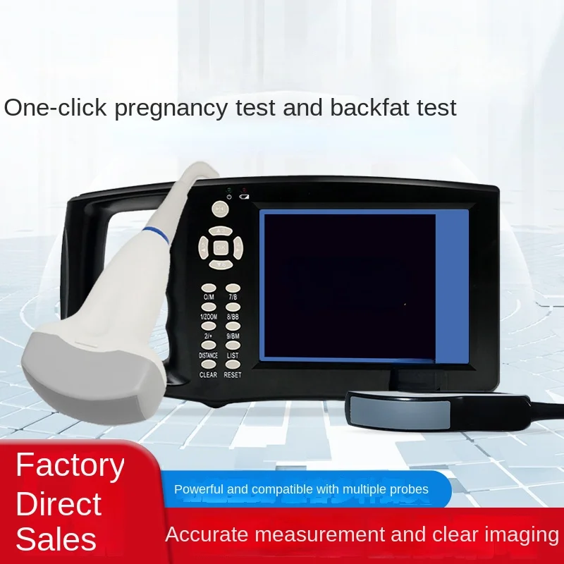 Pet Ultrasound Scanner Machine HD Waterproof Portable Pig and Cattle Animal Pet Pregnancy Test Backfat Upgrade