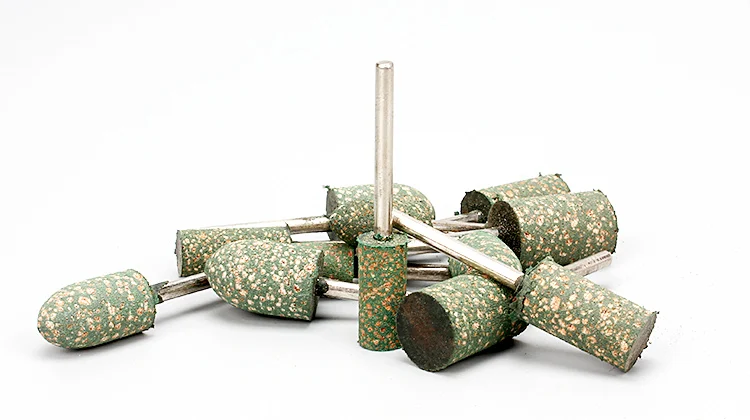 أدوات دوارة ملحقات رؤوس طحن مطاطية السمسم تلميع نقطة لدغ جلخ حجر عجلة سطح طحن