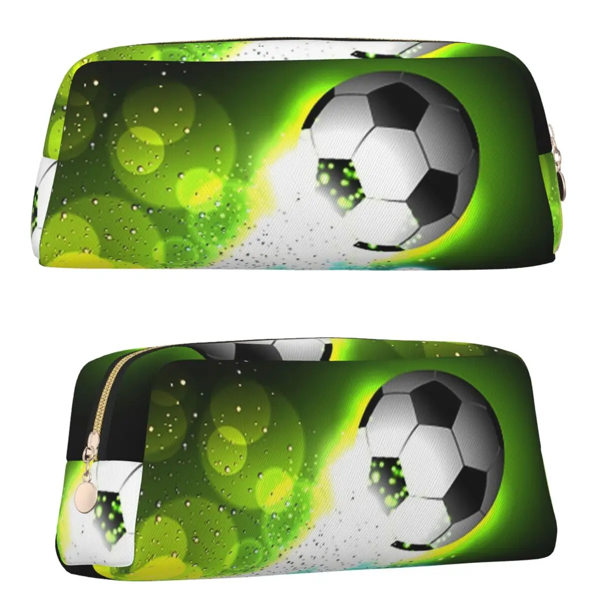 Fußball-Federmäppchen für Schüler, Schul-Stiftbox, Stifttasche, Stifthalter