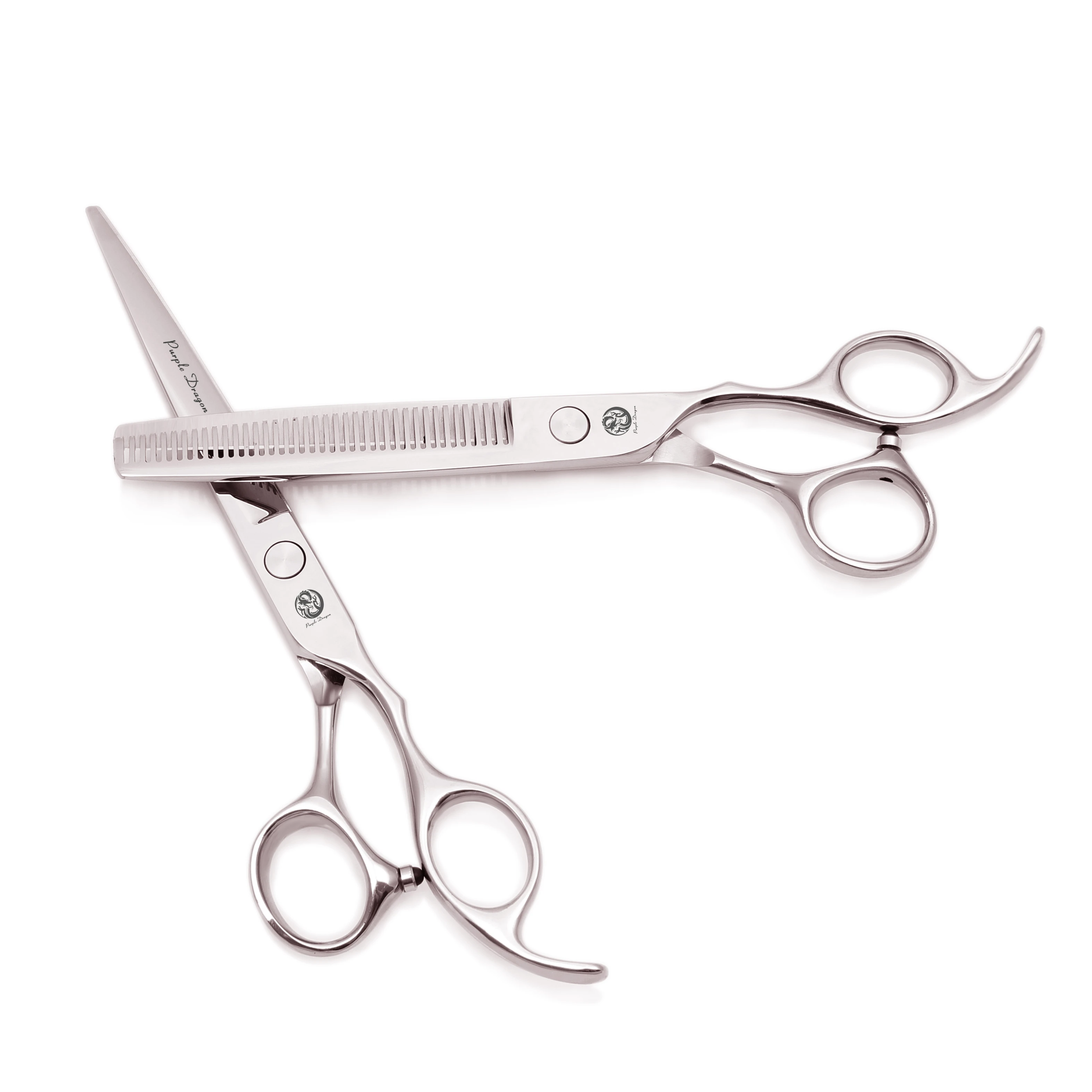Friseurschere, professionelle Friseurschere aus Edelstahl, scharfe Klinge, ergonomischer Griff, verstellbare Spannung, Ausdünnung Z1006 – Detail 4