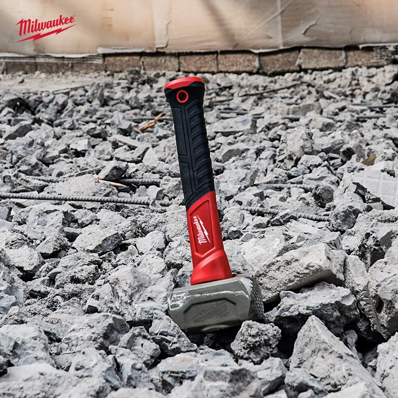 Milwaukee 3-pound stonemason hammer, integrated hammer for wall demolition and smashing, Thor's hammer 4932478255/48-22-9310