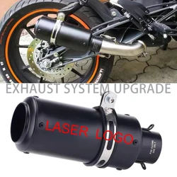 51mm 60mm Motorcycle Exhaust Pipe GP Project Exhaust Pipe with DB Killer Silencer for Kawasaki Z900 Z800 Er6n Sv650 R1 R3 MT03