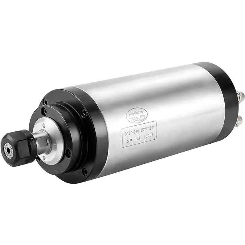 جودة عالية 380 فولت/220 فولت 1.5KW محرك المغزل باستخدام الحاسب الآلي المبرد بالماء ER16 قطر 80 مللي متر لصناعات الطحن