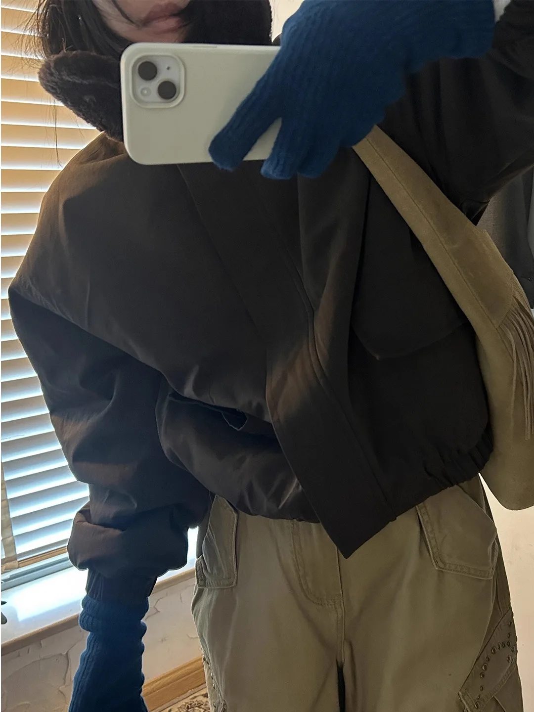 

Корейская двусторонняя куртка из овечьей шерсти свободного кроя, теплая, утолщенная, с воротником-стойкой, для осени и зимы, повседневная.