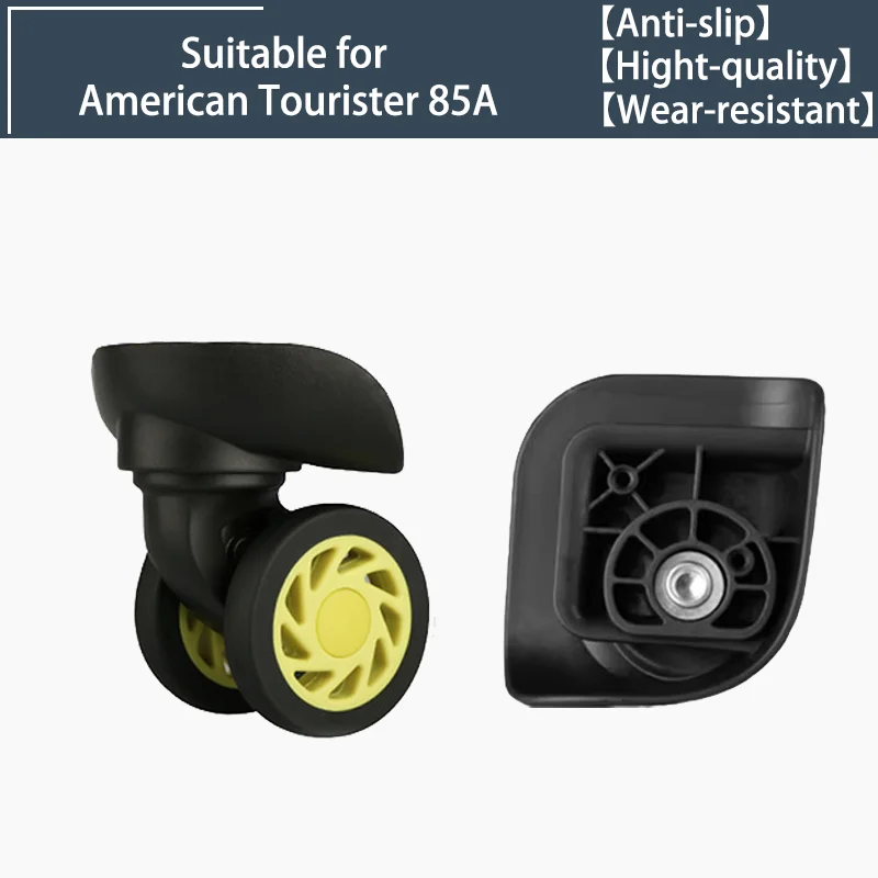 

For American Travelers 85A 1 Pair Universal Wheels Dual-Wheel Luggage Accessories Luggage Replacement Trolley Parts