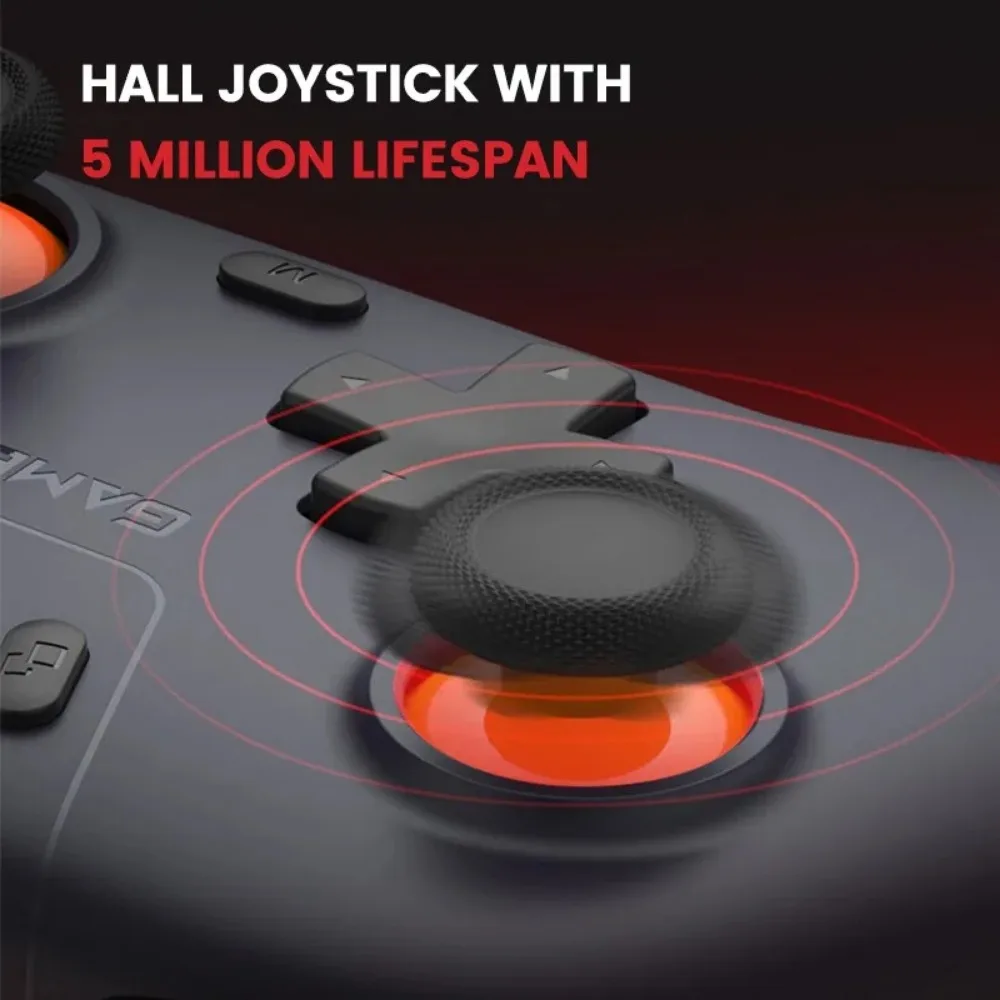 لوحة ألعاب متعددة الوظائف لـ Tesla Hall Joystick أذرع التحكم في ألعاب الفيديو Zero-Drift ABXY أزرار Xbox-Class الاهتزاز Rapid-Fire Gamepad #3