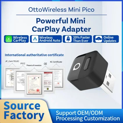 

Cross-border Apple CarPlay Box Wired to Wireless CarPlay Adapter Car Connection Box Android Auto