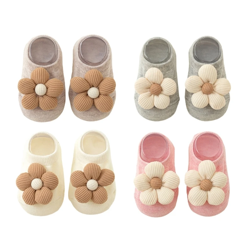 Ankle Socks Socks Thin Socks for Toddler Newborn Spring Autumn Flower Socks