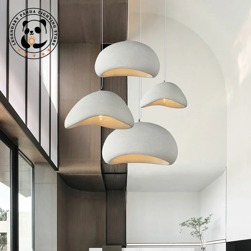 Modern Designer Pendant Lamps Minimalist Wabi Sabi Woonkamer Homestay Living Room Cabinets Decoration Home Ceiling Chandelier