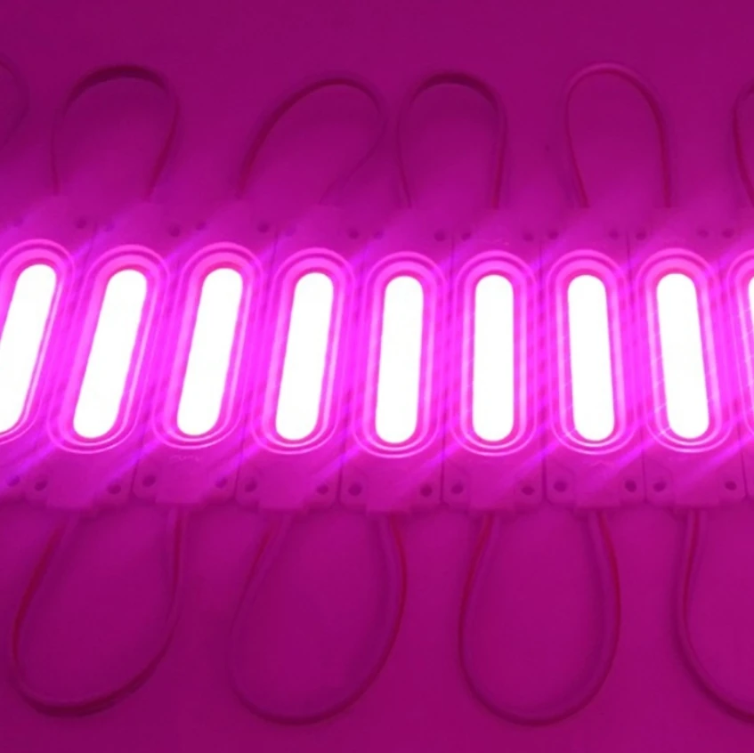 COB LED Module String Light met Lens DC12V 6LED Waterdicht voor Outdoor Reclame Teken Winkel Banner LED Module Strip Lamp