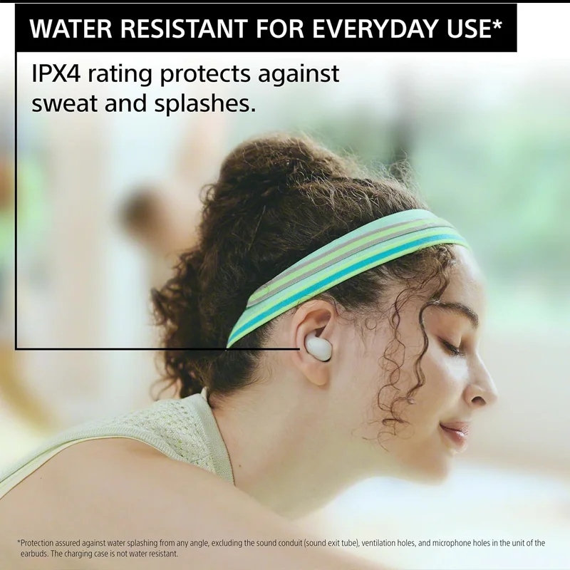 سماعات SONY LinkBuds تناسب مريحة وخاصية إلغاء الضوضاء، سماعات بلوتوث لاسلكية عالية الدقة صغيرة وخفيفة #6