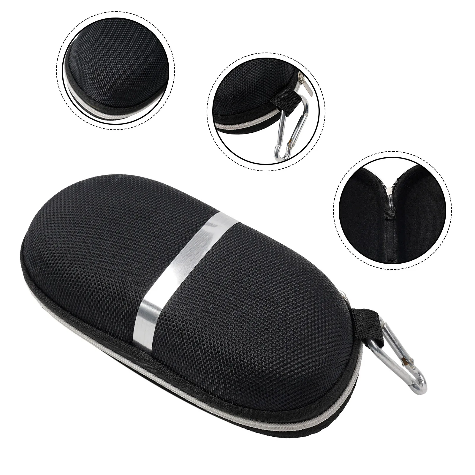 Effective Glasses Case Portable Provides Strong Protection Convenient Hook for Portability Suitable for Different Glasses