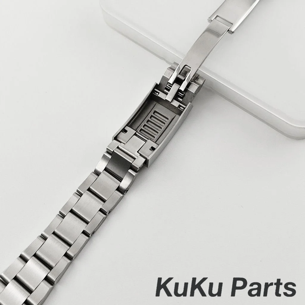 36 ミリメートル/40 ミリメートルポリッシュ防水サファイアクリスタル時計ケース NH34 NH35 NH36 NH38 NH39 NH70 ETA2824 ムーブメントオイスターストラップ