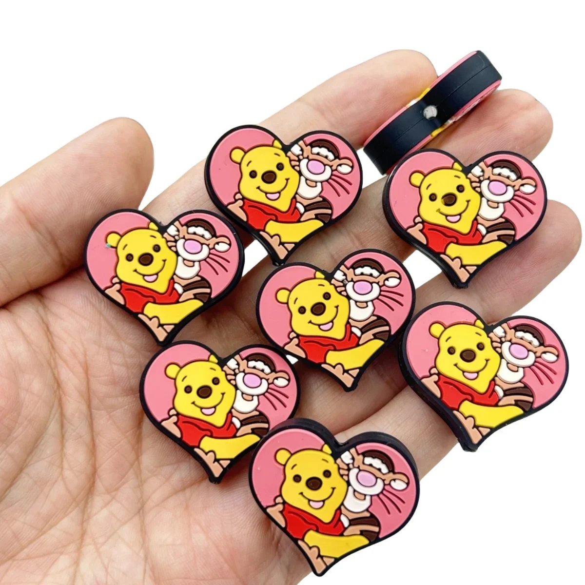 10PC DIY Cartoon Mini Siliconen Kralen Tepelketting Kraal Pen Kraal Sieraden Accessoires Focal Bead Food Grade Silicon voor Babyspeelgoed