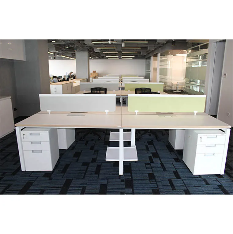

Good Price Desk Open Workstation Staff Table Modern Wooden Office Work Stations Office Cubicle Design