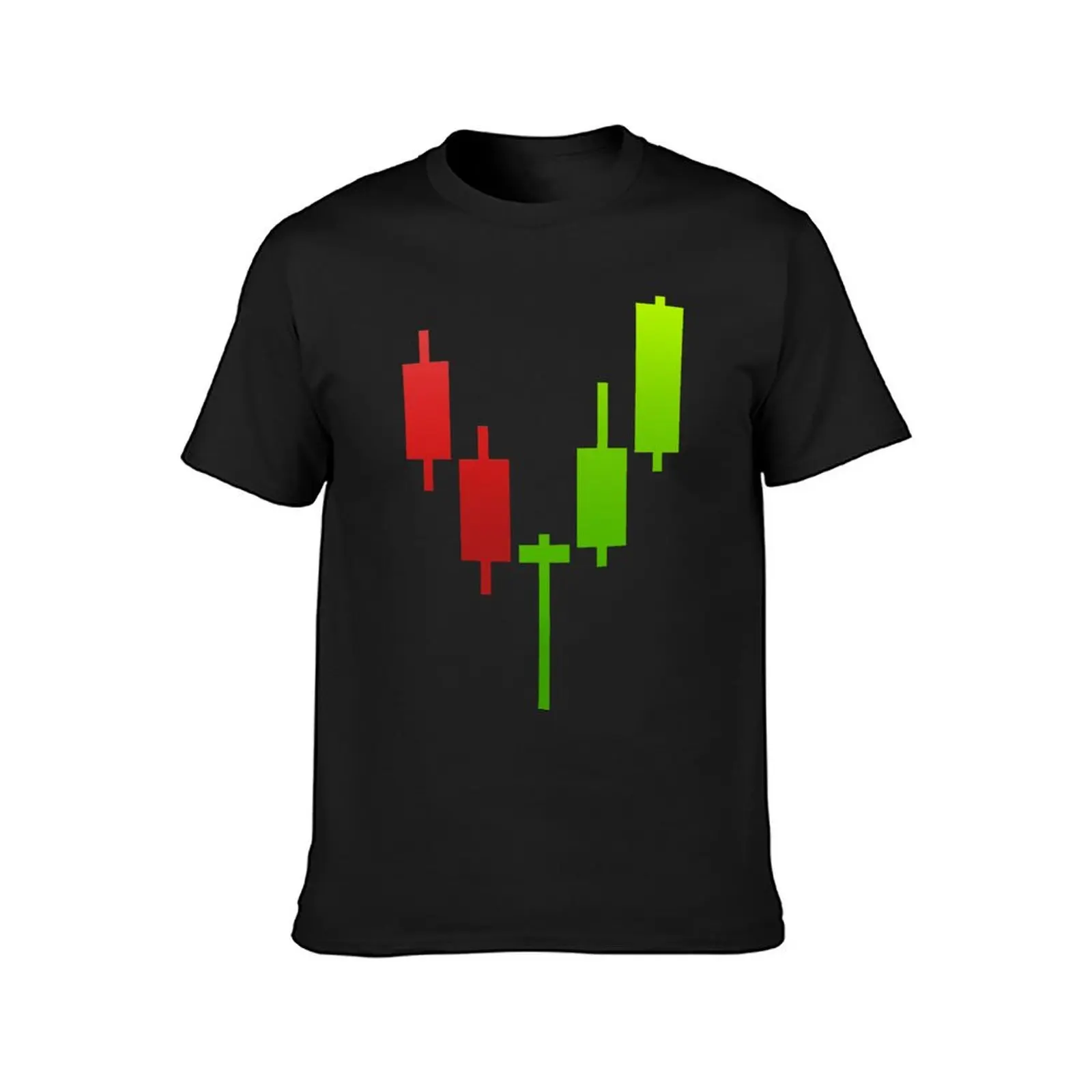 Crypto Trading Candlestick Pattern (Hammer) T-Shirt Short sleeve tee aesthetic clothes fitted t shirts for men