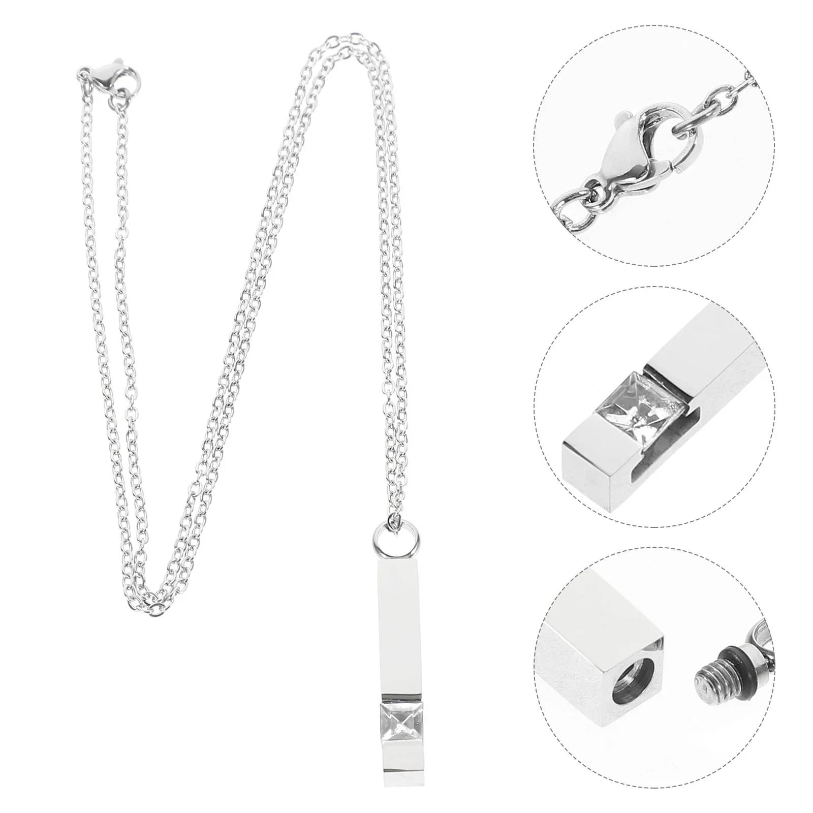 

Stainless Steel Urn Openable Memorial Pendant Cremation Jewelry Loved Ones Keepsake Pet Storage Cremation Memorial Urn Locket