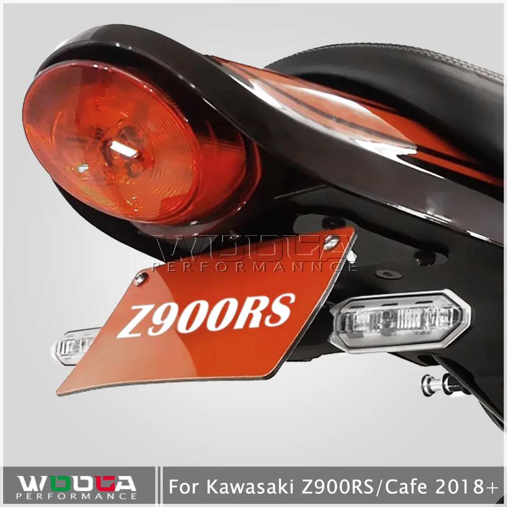 

Rear Tail Tidy Fender Eliminator Kit For Kawasaki Z900RS Z 900 RS Cafe 2018-2023 License Plate Holder Bracket 2019 2020 2021