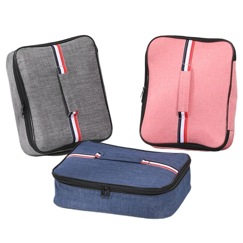 Lunch box thermal insulation bag portable for students and office workers with rice bag portable aluminum foil thickened