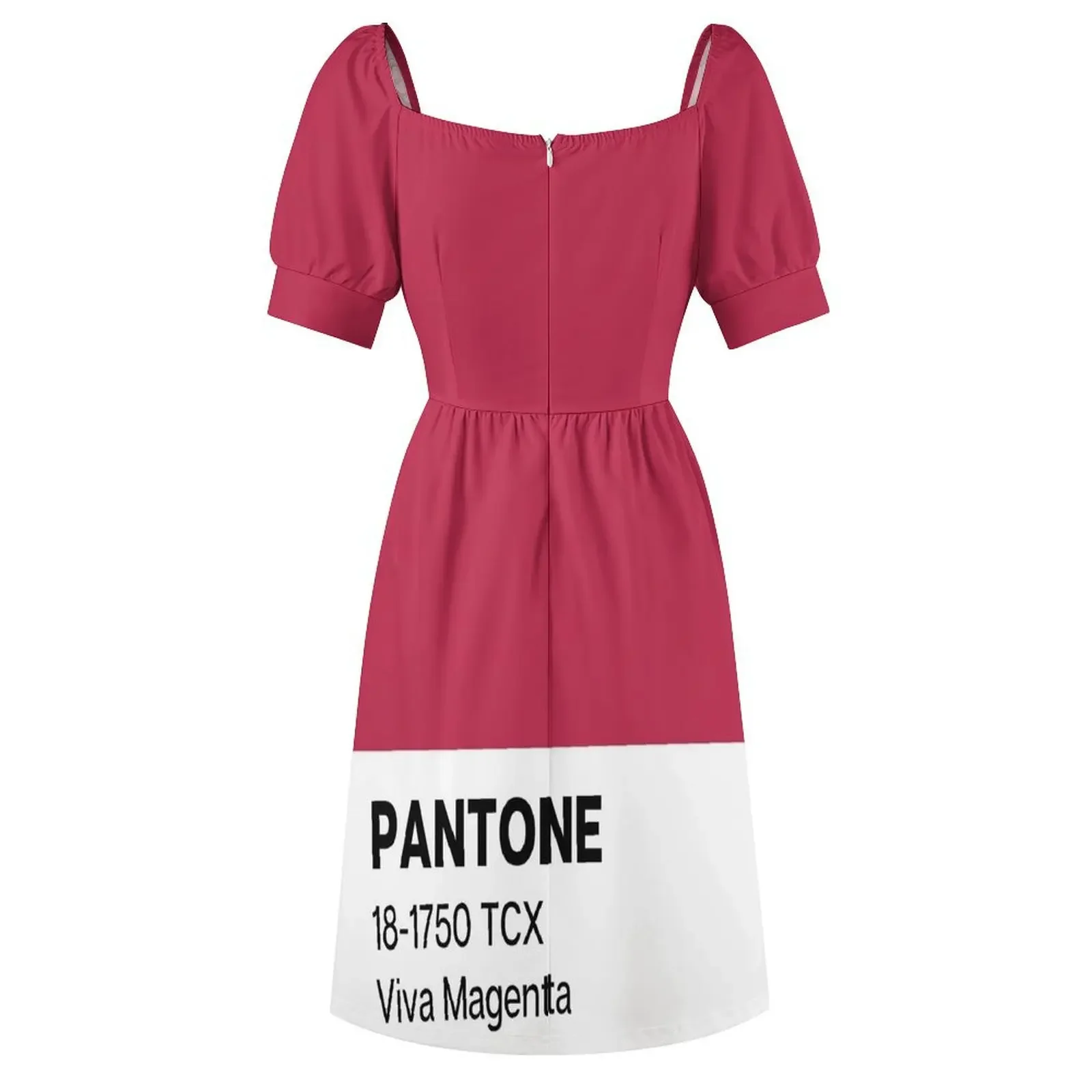 Pantone Viva Magenta Sleeveless Dress long sleeve dresses party dress women elegant luxury Women's long dress