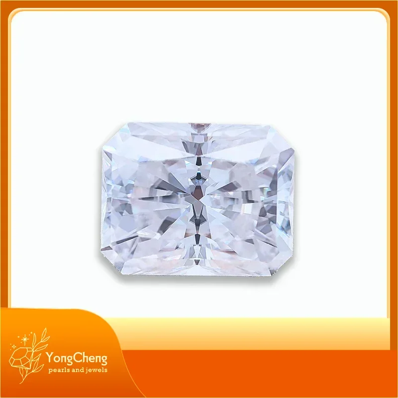 

Highest Grade Moissanite Stone Super Radiant Cut White D Color VVS1 Top Quality Charms Jewel Making Materials With Certificate