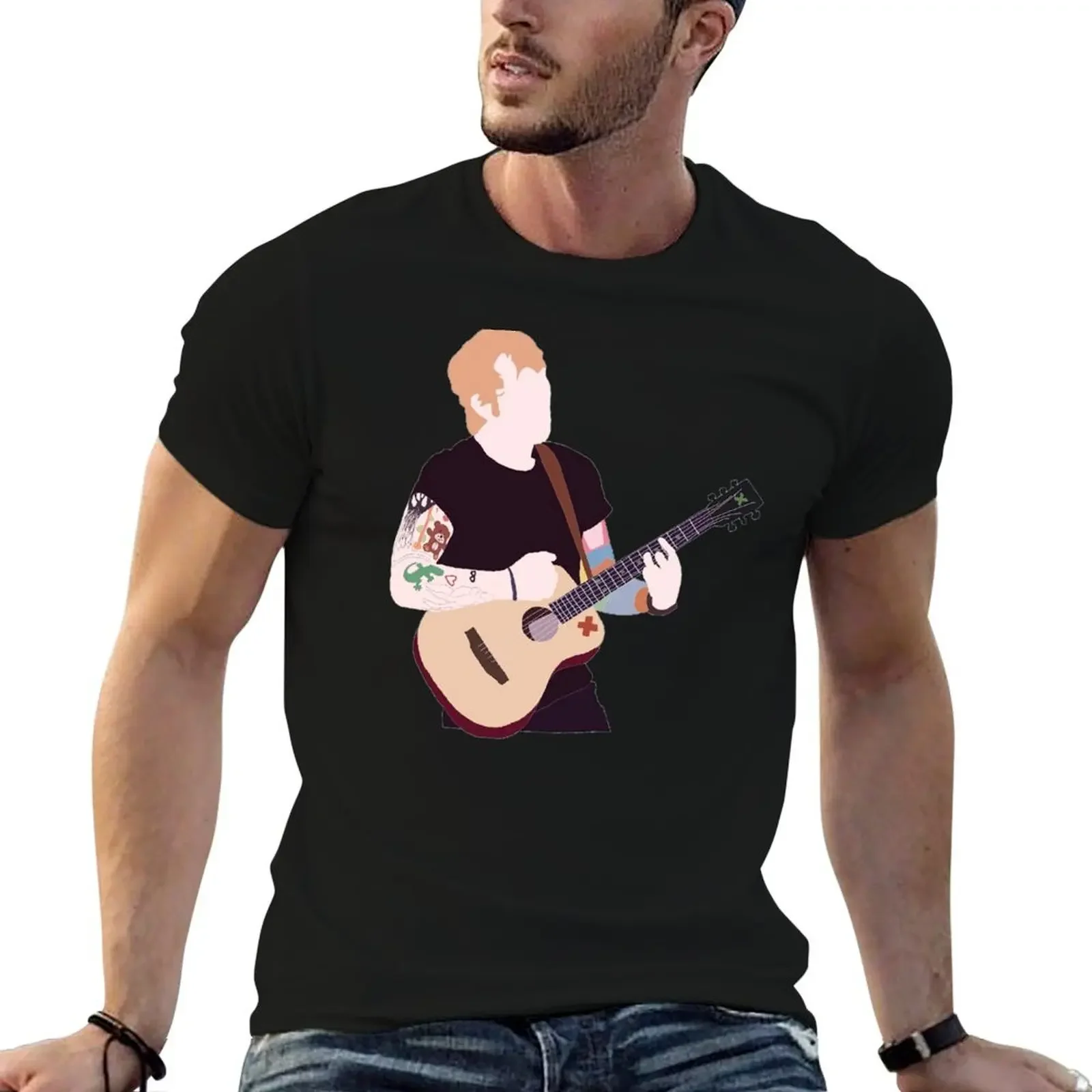 Official Merchandise of ed sheeran T-Shirt graphic t shirt vintage plus size tops luxury clothes men