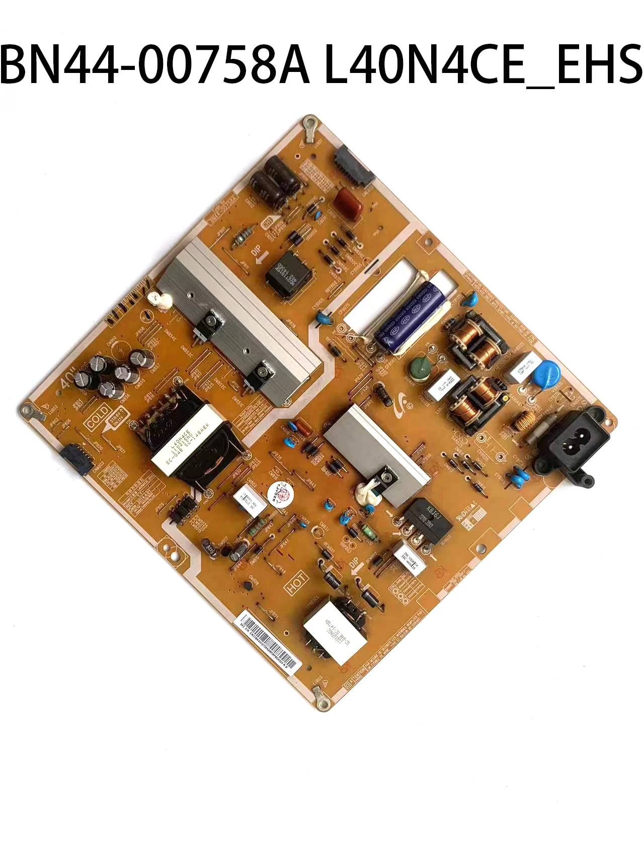 La carte d'alimentation d'origine BN44-00758A L40N4CE _ EHS a été testée pour fonctionner correctement, applicable aux téléviseurs LCD UA40HU5900J UA40HU5920J TV