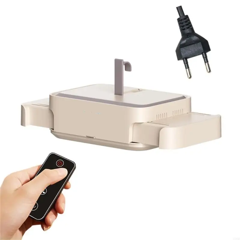 مجفف غسيل قابل للطي يعمل بالتحكم عن بعد رف شماعات كهربائي محمول لمستلزمات الأطفال أثناء السفر