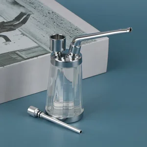 Portátil Mini Hookah Tubulação De Água, Shisha, Cachimbos De Tabaco, Presente da Saúde, Filtro De Tubo De Metal, Filtração De Narguilé, Garrafa, Novo, 2023 10 principais vendas garrafa para fumar - №10