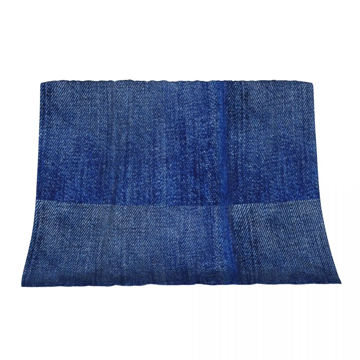 

Deep Blue Denim Throw Blanket Large Retros Extra Large Throw Blankets