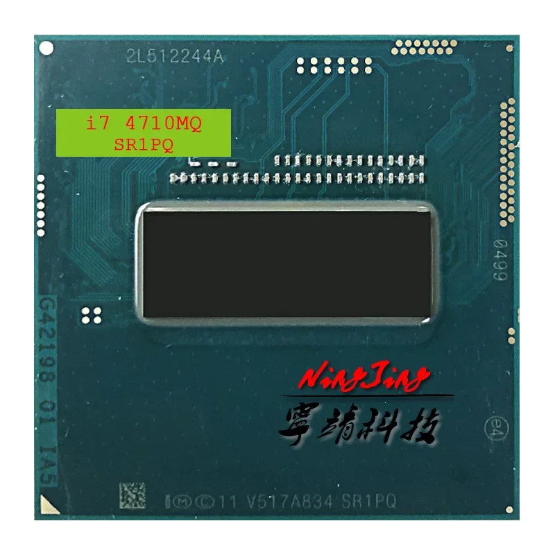 Intel Core i7-4710MQ i7 4710MQ SR1PQ 2.5 GHz Used Quad-Core Eight-Thread CPU 6M 47W Socket G3 / rPGA946B