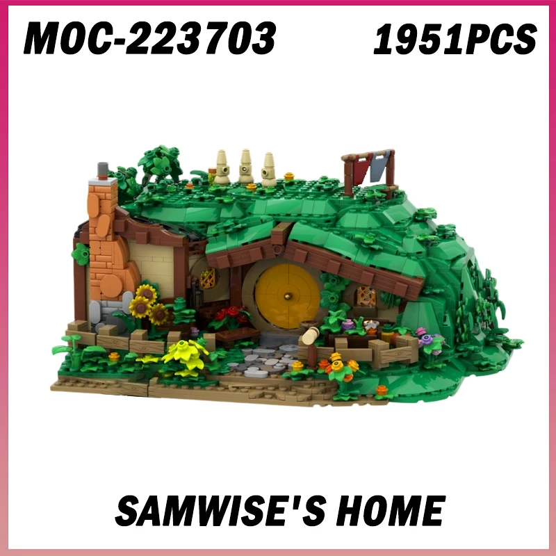 

1951 шт. MOC-223703 The Shire Trees Extensions Кольца Фильм Пейзаж Модульная Модель Строительные Блоки DIY Творческая Сборка Кирпичи Игрушка