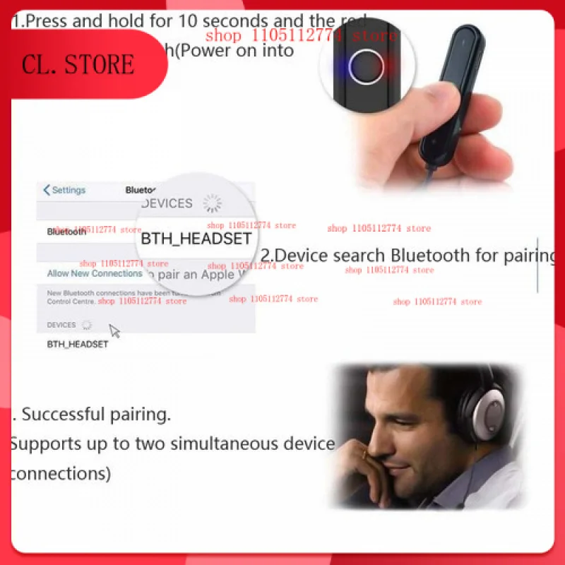 محول بلوتوث سلكي إلى لاسلكي لسماعات الرأس Bose AE2 AE2I AE2W