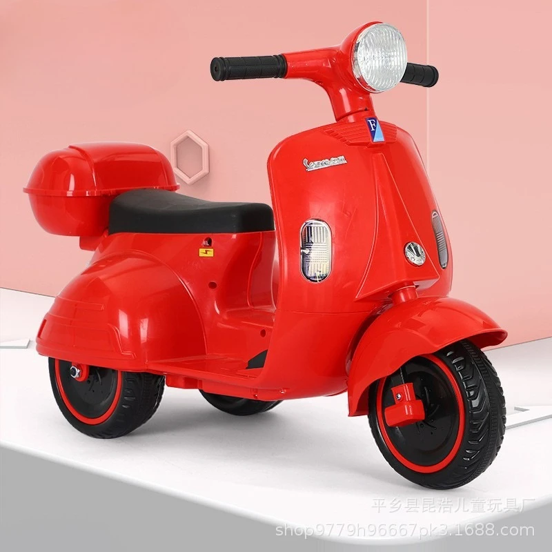 ‌ Motocykl elektryczny dla dzieci 6 V z pilotem Podwójna bateria Samochód do jazdy dla chłopców i dziewcząt w wieku 1-6 lat Konstrukcja zapobiegająca przewróceniu Super żywotność baterii ‌