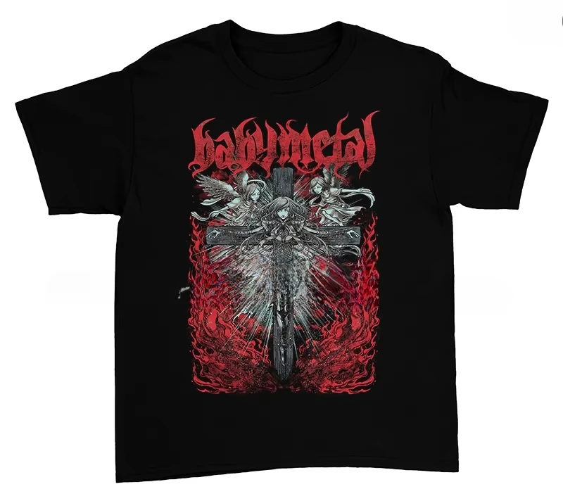 

2025 Babymetal Band T-shirt Unisex Men Women Summer Short Sleeve Fashion Brand Tee Luxury Casual Vintage Tops
