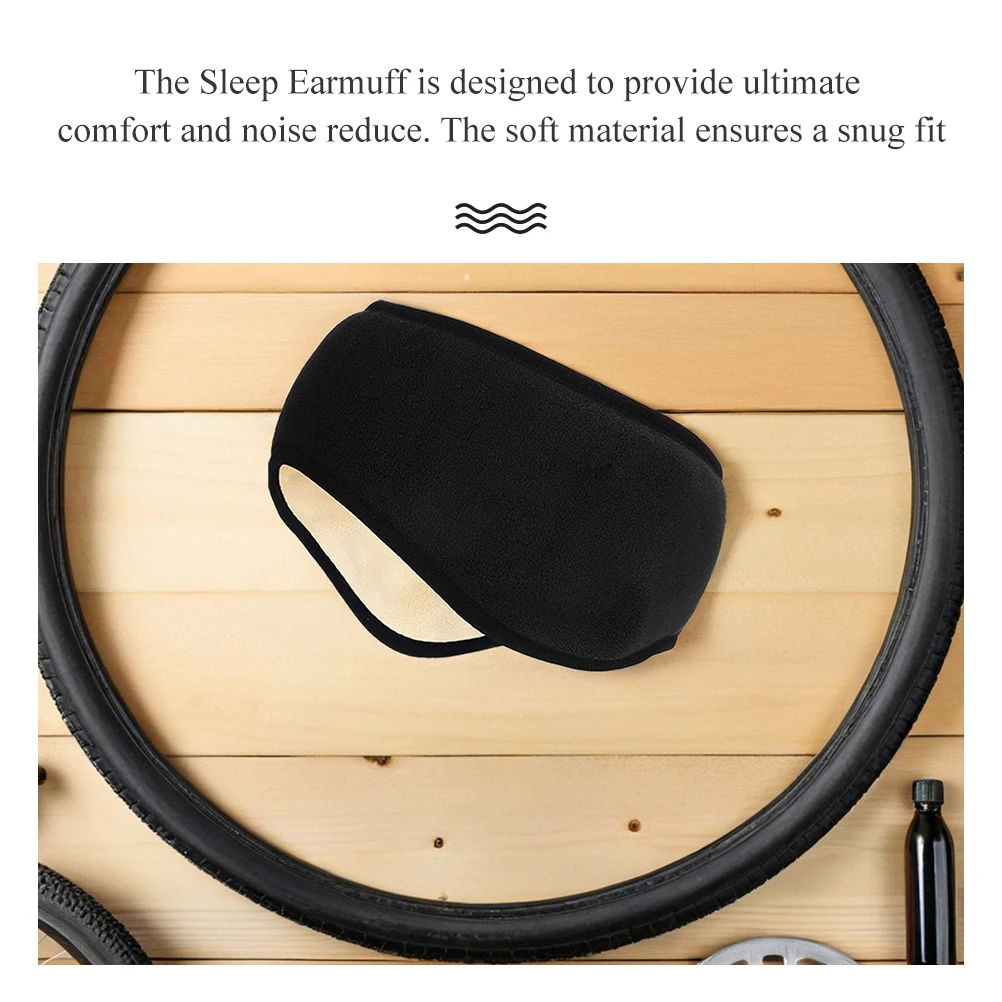 2 قطعة غطاء للأذنين النوم لينة الحد من الضوضاء خفيفة الوزن غطاء للأذنين للبالغين الشتاء تدفئة الأذن مريحة تناسب غطاء للأذنين