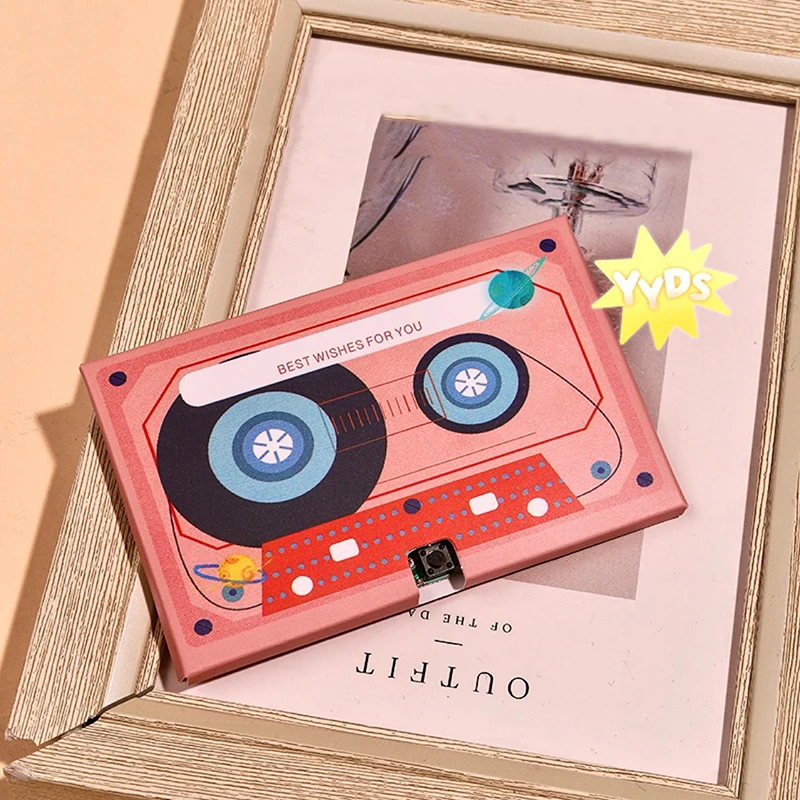 Recording Chip Card Music Box Sound Making Toy Gift Creative Birthday Wedding Confession Supplies Baby Shower Greeting Card