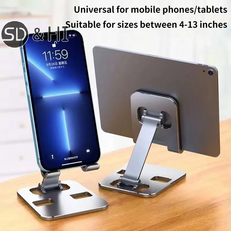 Universal Portable Phone Tablet Holder Adjustable Flexible Lazy Mobile Phone Stand Foldable Desktop Mobile Phone Stand Support