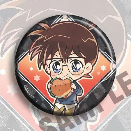 المحقق كونان كايتو طفل أنيمي شارة دبوس مجموعة R نسخة 2D تأثيري تحصيل بروش المفاتيح ملحق ملصق البضائع