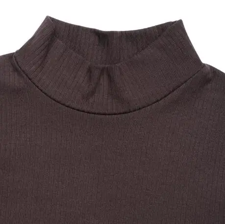 

Dresses for Women 2025 Elegant Sexy New Slim Fit Fluffy Skirt Simple and Elegant Basic High Neck Long Sleeved Solid Color Dress
