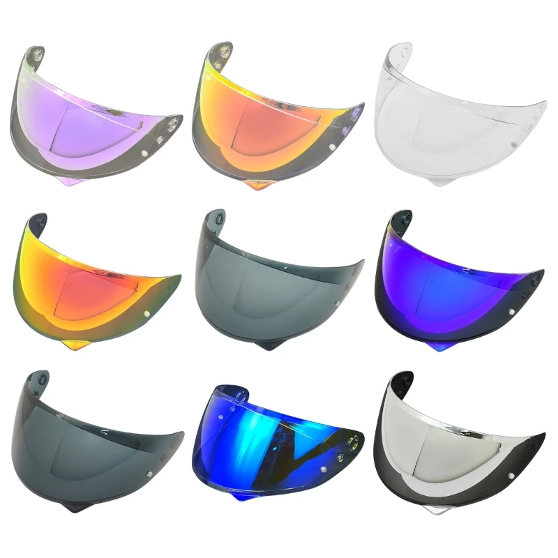 

Wide View Helmets Visors Easy Installation Motorcycle Helmets Lens Motorbike ridings Gear Simple Installs for HJC C10