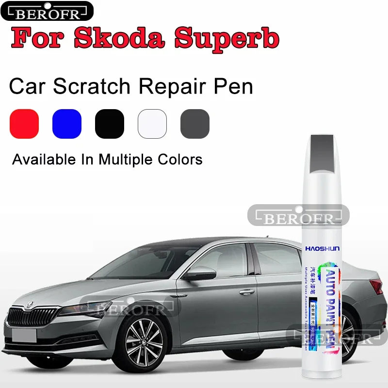 

Для Skoda Superb ручка для краски, аксессуары для модификации, автомобильная краска, ремонт царапин, средство для удаления царапин, набор для ремонта краски