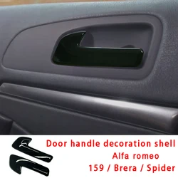 Door Inner Handle Decoration Shell Protective Cover Car Stickers For Alfa Romeo 159 Brera Spider Interior Accessories Trim