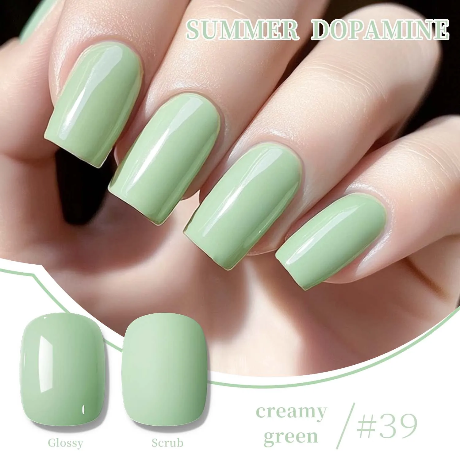 Crema caliente roja en línea, Gel de esmalte de uñas verde menta, nuevo Gel de tratamiento de uñas versátil blanqueador Popular